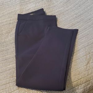 High-waisted skinny leg dress slacks